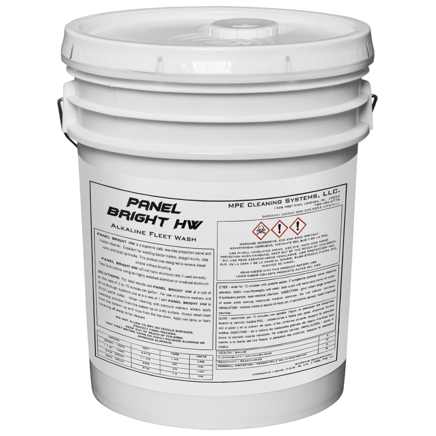 PANEL BRIGHT HW - Safe Pre-Painted Panel & Trailer Wash